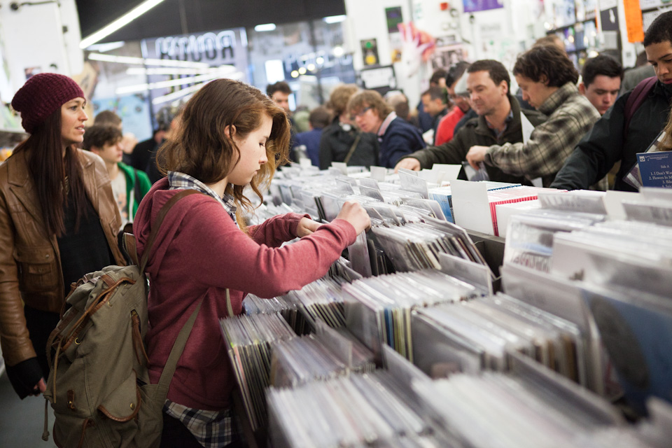 Sifting through the vinyl Sifting through the vinyl
