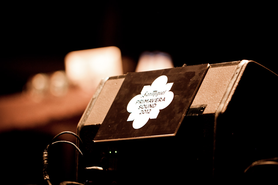 Stage monitor signage Stage monitor signage