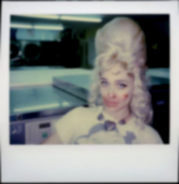 Jemima Kirke on the shoot for "Studmuffin 96"
