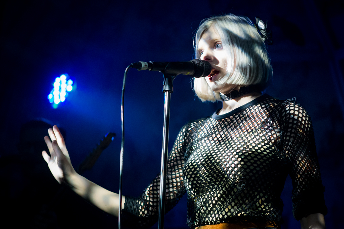 Aurora At The Deaf Institute In Manchester Line Of Best Fit.