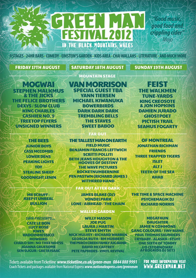 Green Man Festival 2025 Line Up Issie Leticia