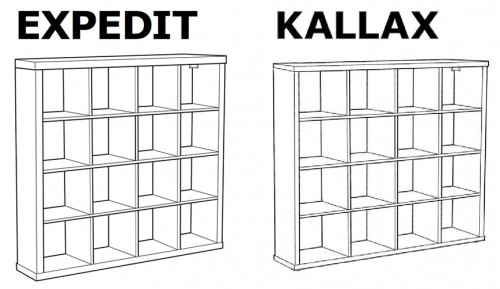 Ikea Discontinue Expedit Vinyl Storage Shelf