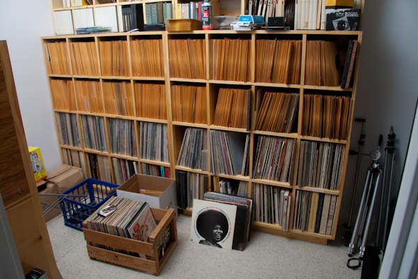 Vinyl record storage store cabinet ikea