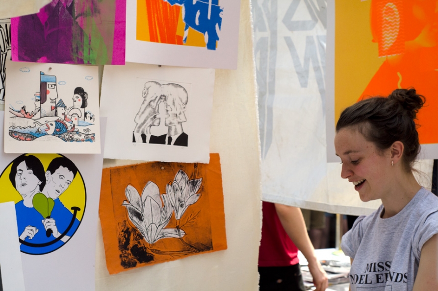 Photos of the Independent Label Market in Spitalfields, London 2013