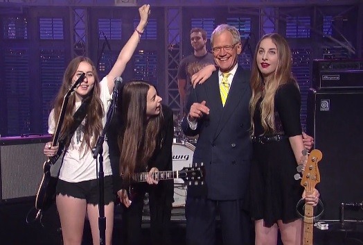 Haim Perform Forever Live On Letterman