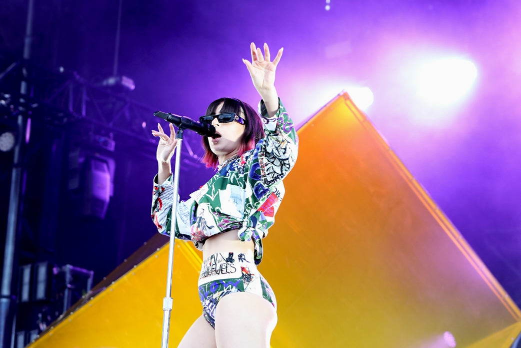 Photos of Charli XCX at Pitchfork Music Festival in Chicago 2019 Line