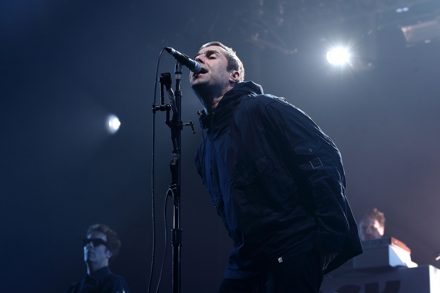 Liam Gallagher at Alexandra Palace in London
