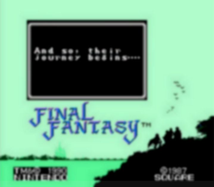 Final Fantasy I (Famicon/NES, 1987)