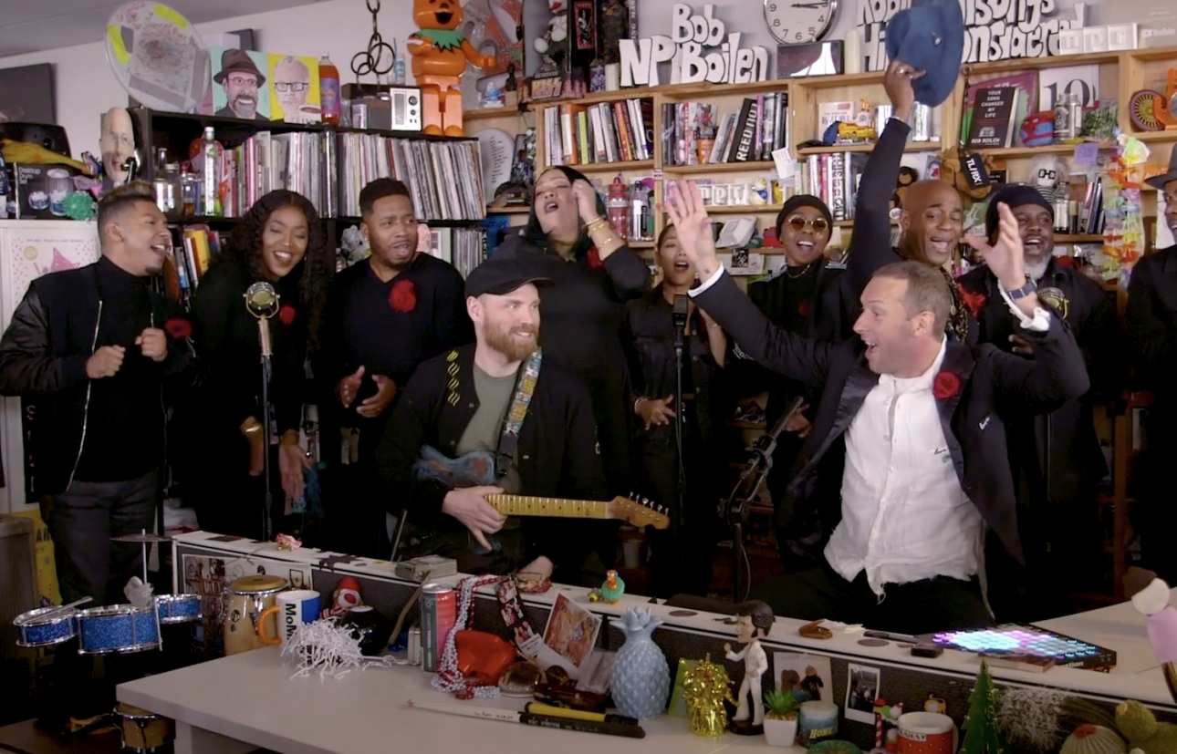 Coldplay Cover Prince S 1999 With Choir On Npr Tiny Desk Concert