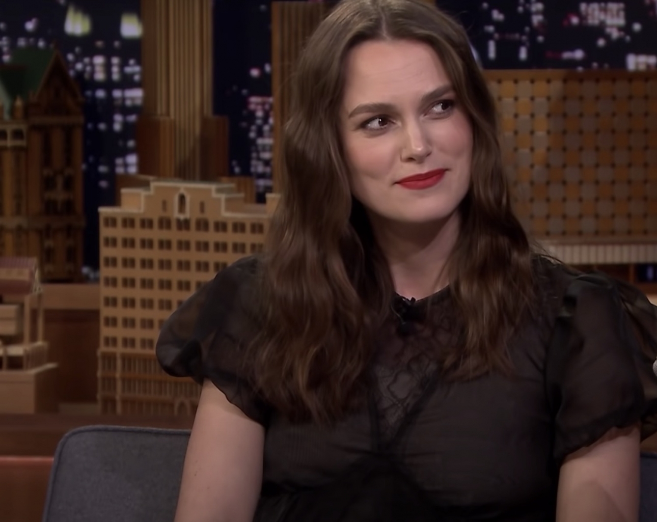 Keira Knightley plays The Beatles’ “Yesterday” on her teeth for World