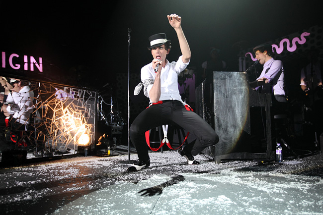 Brilliantly over-the-top shots of Mika at the Roundhouse